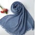 Combo pack- 2 Crinkled Cotton Mesh Sparkling  women's Stole-Blue-Grey  Combo pack- 2 Crinkled Cotton Mesh Sparkling  women's Stole-Blue-Grey
